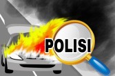 Polisi Sedang Selidiki Kebakaran Mobil di Tembilahan