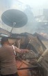 Kebakaran Hebat Hanguskan Puluhan Rumah di Pulau Kijang Reteh
