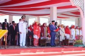 Dalam Memperingati HUT Ke 80 Kemerdekaan RI di Rokan Hilir Upacara Berlangsung Hikmat.