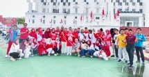 Dalam Rangka Memperingati HUT RI Ke 80 Diskominfotik Rohil Mengadakan Lomba Jenaka di Lingkungan  Diskominfotiks, Bertempat di Halaman Kantor Bupati Batu 6 jalan Lintas Pesis
