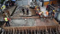 Bupati Herman Tinjau Proyek Drainase Jalan Pangeran Hidayat