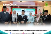 Wabup & Sekda Inhil Hadiri Pelantikan Sekda Provinsi Riau