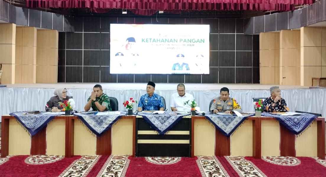 Iwan Taruna Ketua DPRD Inhil Dukung Asta Cita Ketahanan Pangan Nasional di Rakoor Ketahanan Pangan Bersama Desa Se-Inhil