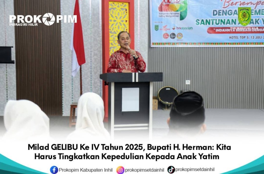 Bupati H. Herman Buka Milad GELIBU Ke IV Tahun 2025