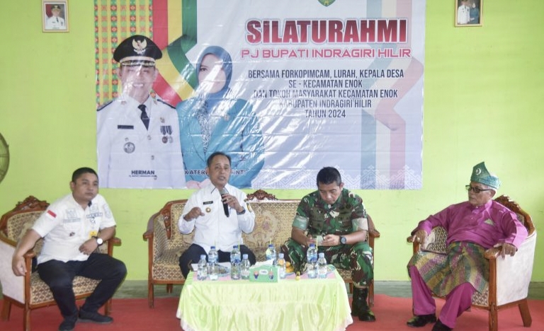 Pj Bupati Inhil Minta Rumah Layak Huni di Desa Simpang Tiga, Enok Segera Ditempati