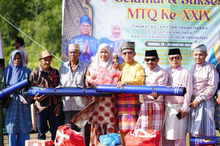 Wakil Bupati Inhil Melepas Pawai Ta'ruf MTQ Ke -29