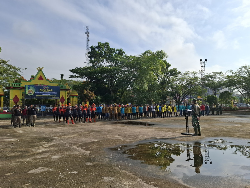 Kodim 0314/Inhil Laksanakan Kegiatan Karya Bakti