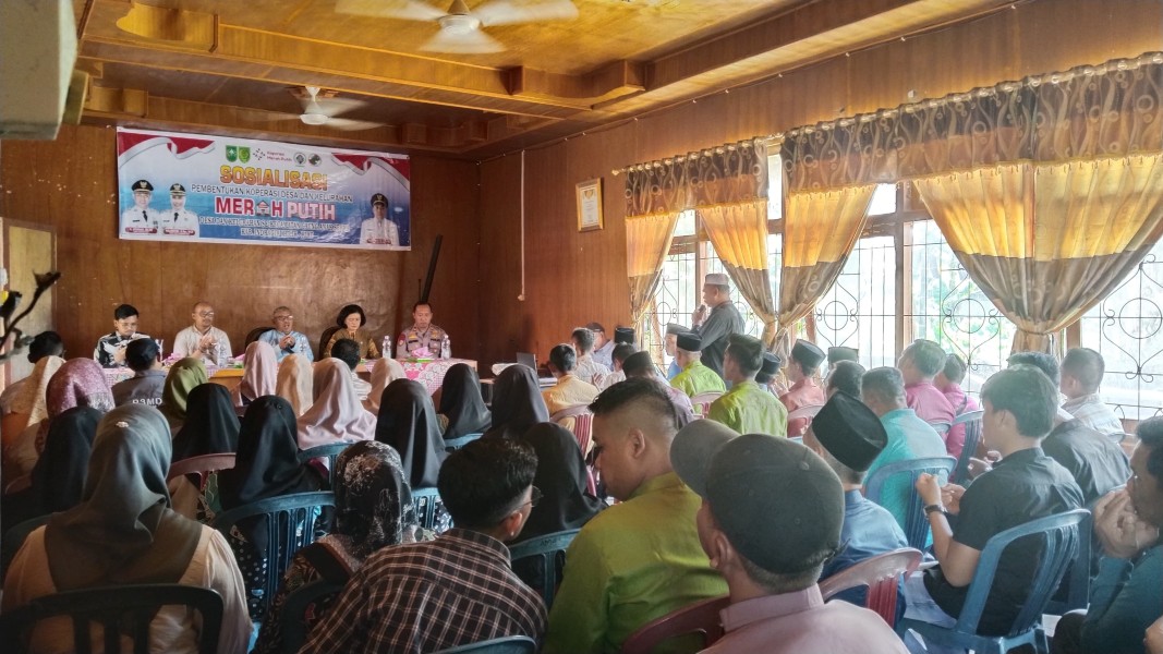 Iptu Andi Purba SE MH Ajak Pemdes  Sukseskan  KopDes Merah Putih