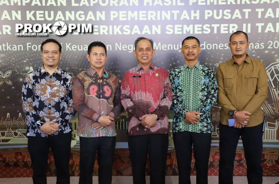 Pj.Bupati Herman ikuti Penyerahan LHP LKPP dan ILHP TA.2023 yang dihadiri Presiden RI