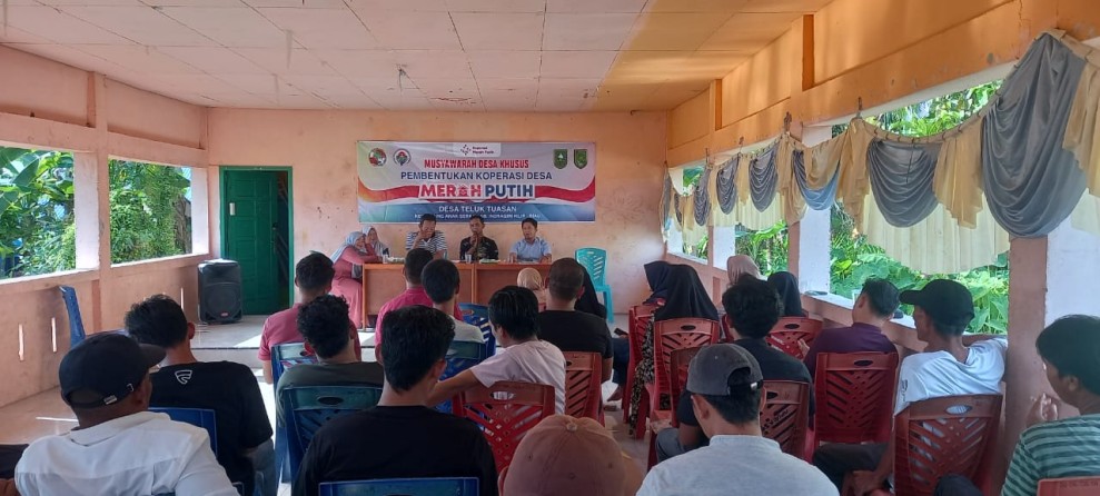 Teluk Tuasan Siap Jalankan Intruksi Presiden Koperasi merah Putih
