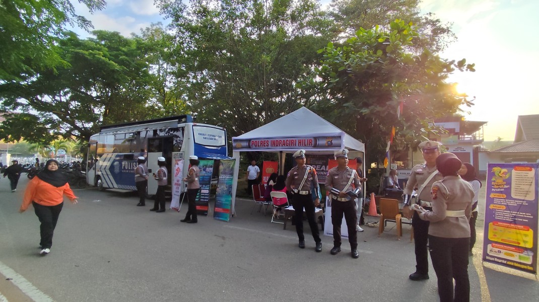 Jelang Riau Bhayangkara Run 2025, Polres Inhil Terus Mesosialisasikan
