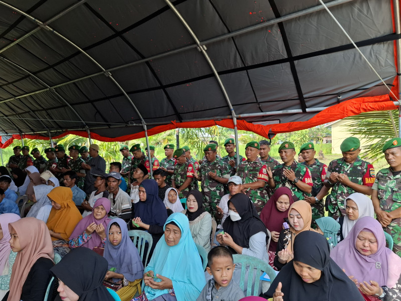 Kodam I/Bukit Barisan, Kodim 0314/Inhil Melaksanakan Bakti Sosial