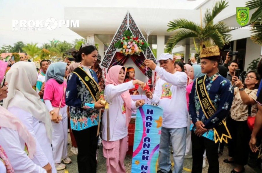 Peringatan Hari Anak Nasional Tahun 2025 Tingkat Kabupaten Indragiri Hilir Berlangsung Sangat Meriah