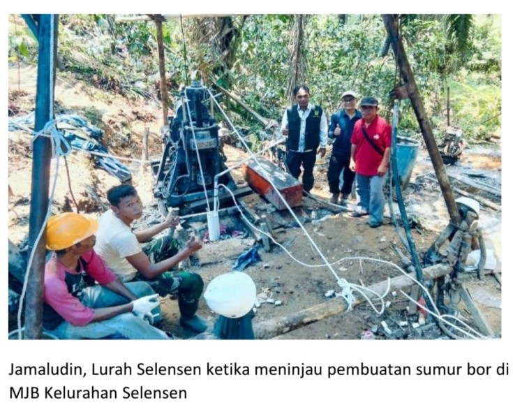 Atasi Kesulitan Air Bersih, PT BPP Bantu Pembuatan Sumur Bor untuk Warga