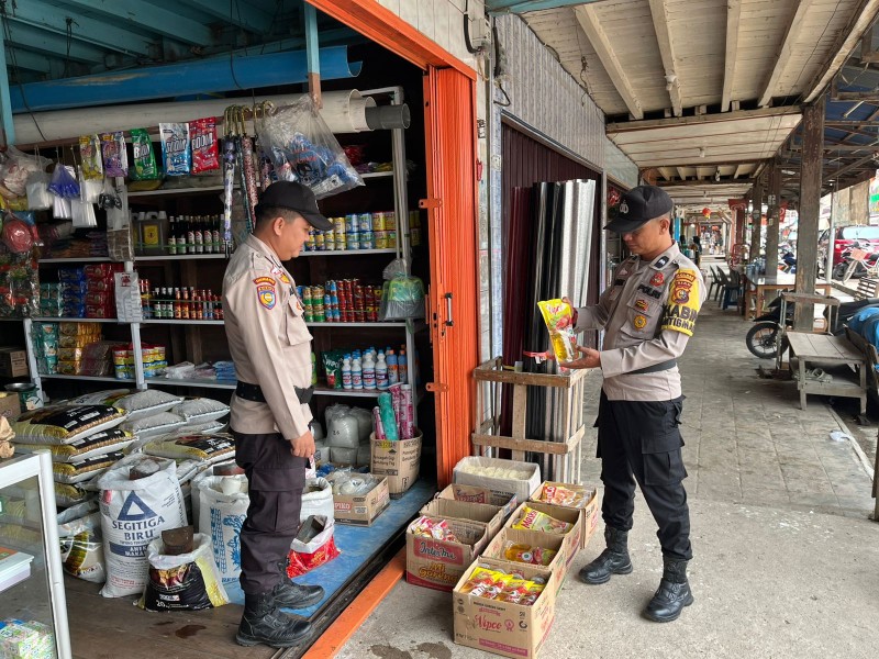 Polsek GAS Kawal Stabilitas Pasar