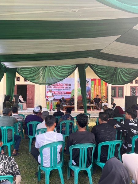 H Mafirion Sosialisasi Empat Pilar Kebangsaan di Pelalawan