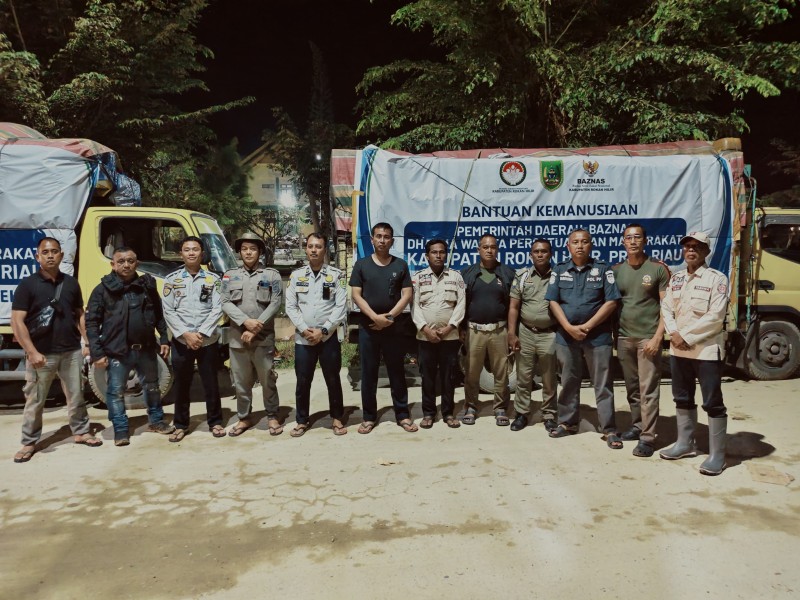 Logistik Bantuan Bencana Alam dari Pemda dan Masyarakat Kabupaten Rohil Telah Tiba di Aceh Tamiang