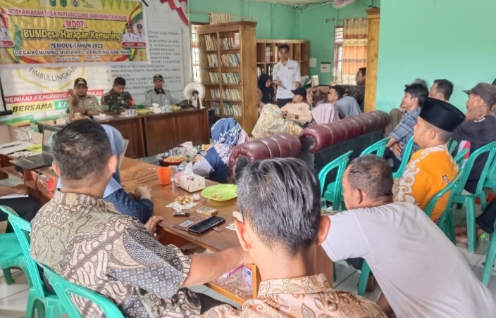 Pemdes Kemuning Muda Gelar MDPT BUMDes Tahun 2023
