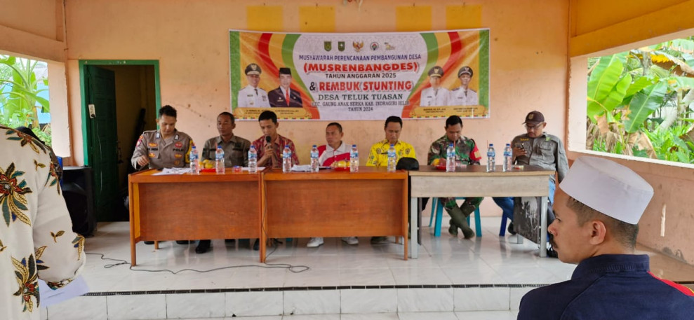 Desa Teluk Tuasan Gelar Musrembang Desa Tahun 2024