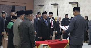 Sekda Inhil Lantik Pejabat Pimpinan Tinggi Pratama, Administrator, dan Pengawas