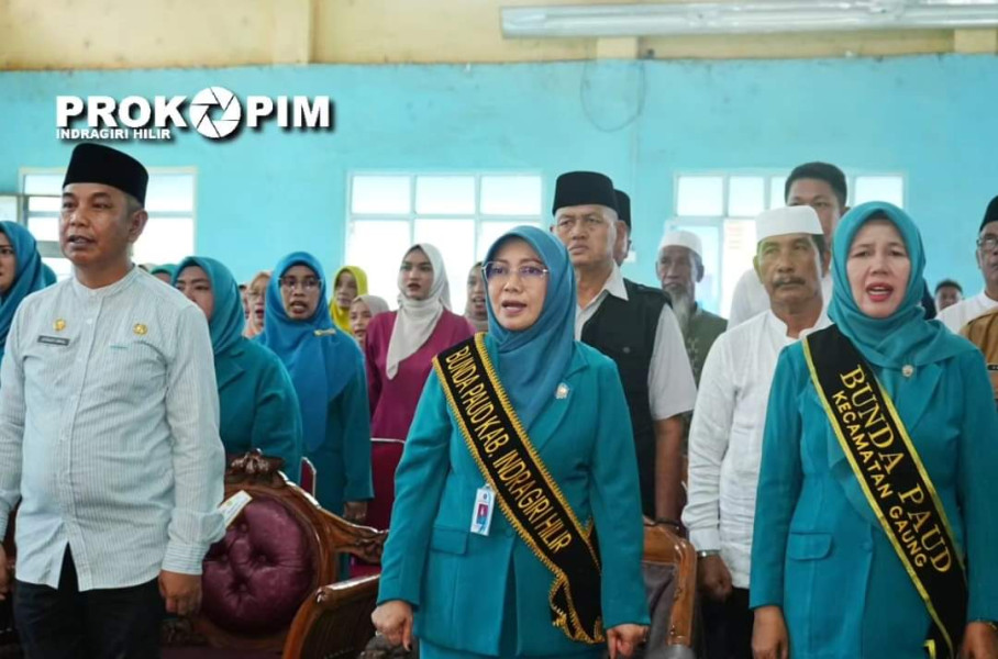 Pengukuhan Bunda PAUD, Bunda Literasi, Ketua Pembina Posyandu dan Bunda Asuh Anak Stunting Se-Kecamantan Gaung