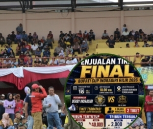Tiket Final Bupati Cup Inhil Dinilai Tak Ramah Kantong! Warga: Terlalu Mahal di Tengah Harga Kelapa Anjlok