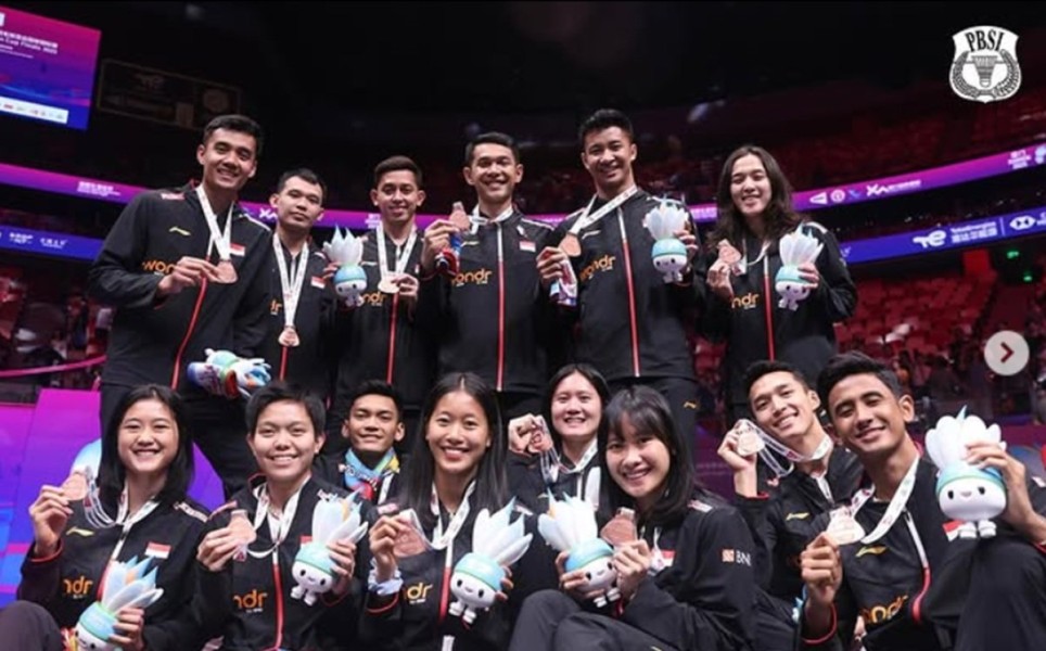 Indonesia Raih Perunggu di Piala Sudirman 2025, PBSI Beberkan Catatan Positif Jonatan Christie Cs