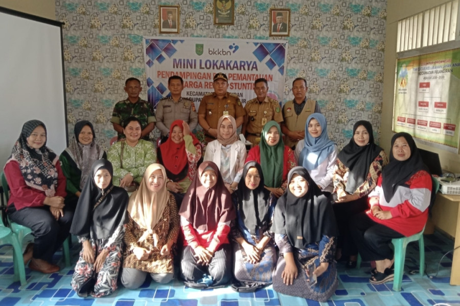 DP2KBP3A Inhil Kunjungi Pelangiran dalam Penanganan Stunting