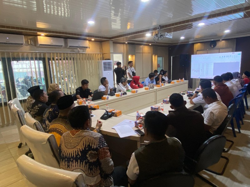 KPU Inhil Gelar Rapat PDPB Triwulan II Tehun 2025
