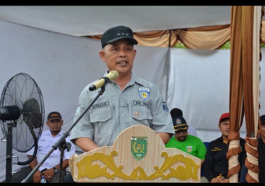 Bupati Inhil Imbau Waspada Karhutla,