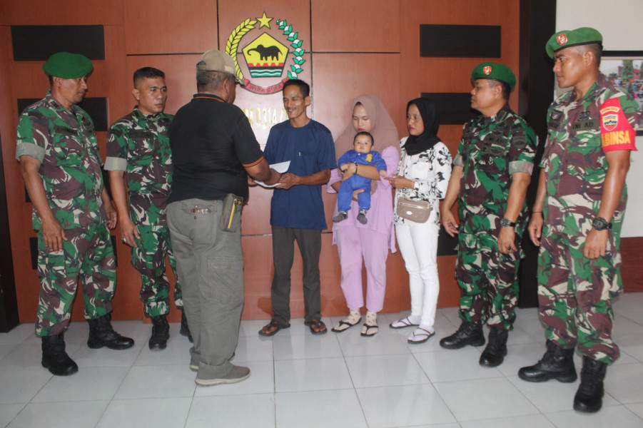 Kodim 0314/Inhil bantu fasilitasi pengobatannya.
