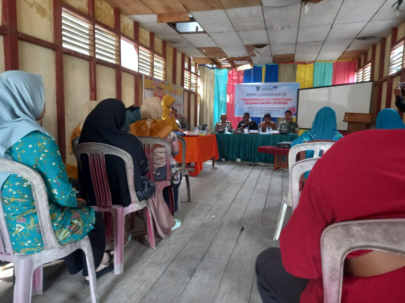 BKKBN Inhil Kunjungi  dalam Penanganan Stunting