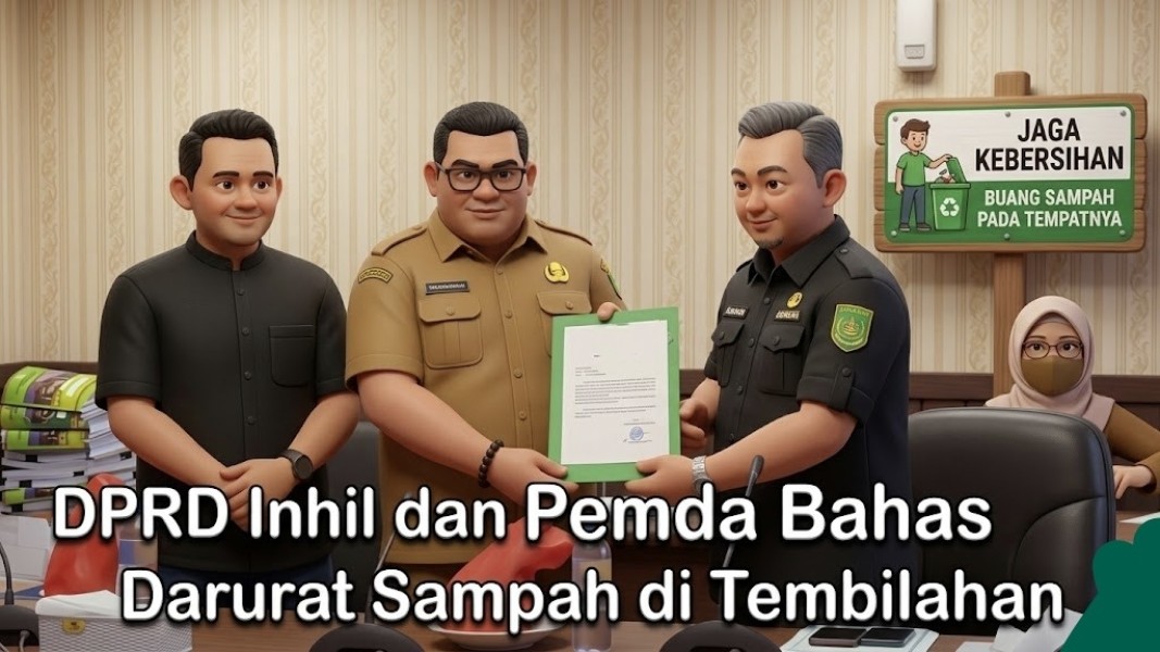 DPRD Inhil dan Pemda Bahas Darurat Sampah Tembilahan, Sepakati Langkah Strategis