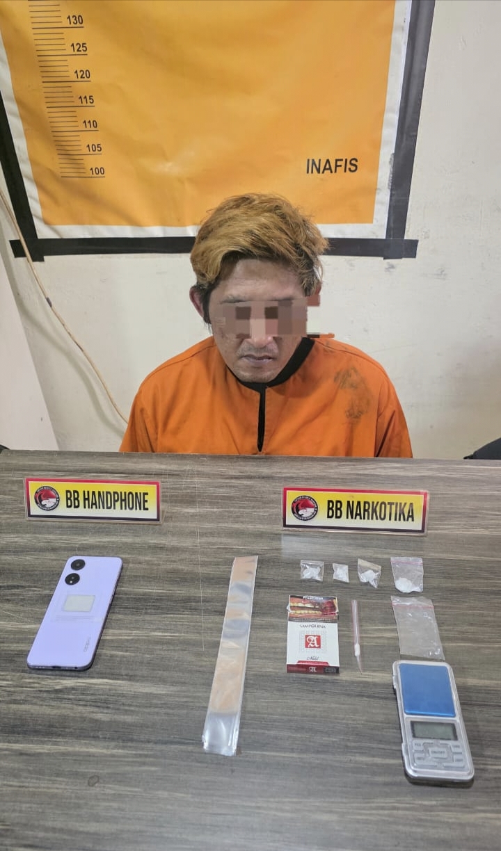 4.70 Gram dan Pengedar diamankan