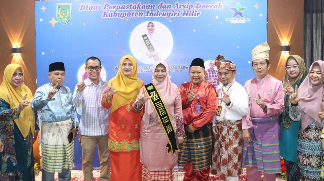 Bunda Literasi Inhil Hadiri Bedah Buku