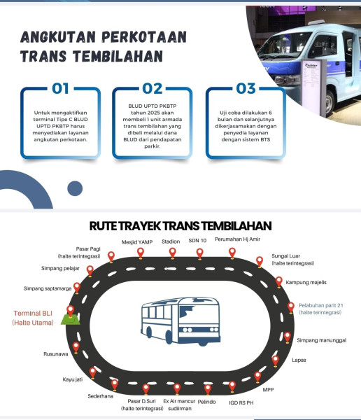 Bus Sekolah Hadir di Tembilahan