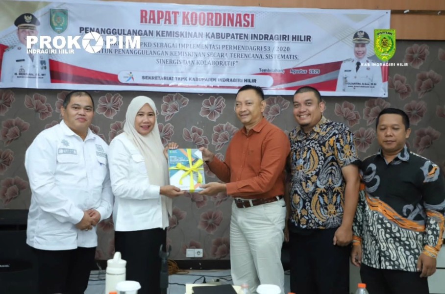 Pimpin Rakor Penanggulangan Kemiskinan Kab. Inhil, Wabup Yuliantini Ajak Seluruh Stakeholder Untuk Bersinergi & Berkolaborasi