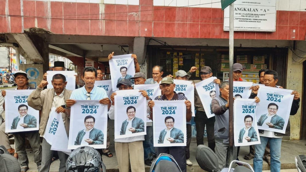 Pangkalan Ojek Inhil, Siap Menangkan Gus Muhaimin Jadi Presiden 2024
