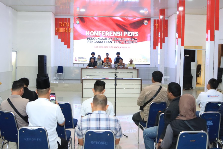 Polres Inhil Ungkap Kasus Penganiayaan Berat di Kuala Patah Parang