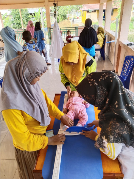 Antusias Kader TPM dalam Posyandu