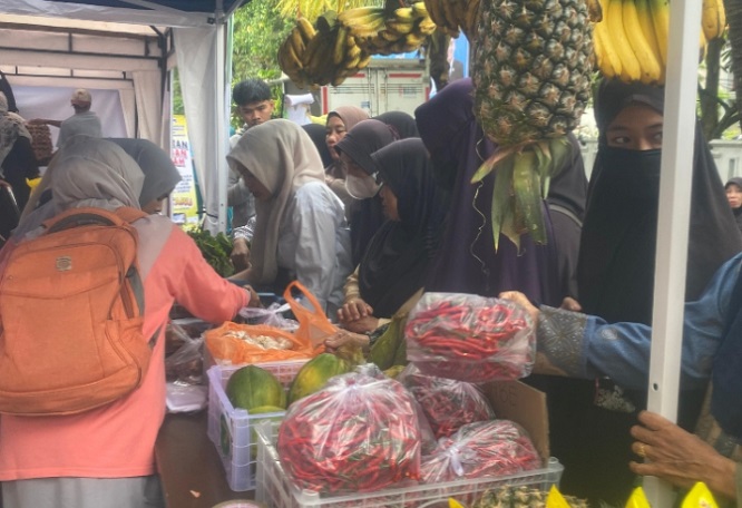 DPTPHP Inhil Gelar Pangan Murah Berbasis Stok lokal Jelang Nataru 2025