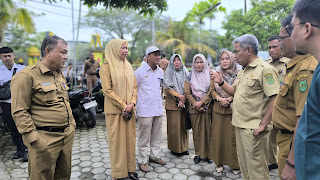 Wakil Bupati Inhil Tinjau Operasi Pasar Murah
