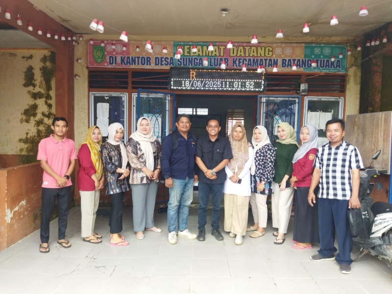 Korcam dan PLD Batangtuaka Lakukan Silaturahmi dengan Pemerintah Desa Sungai Luar