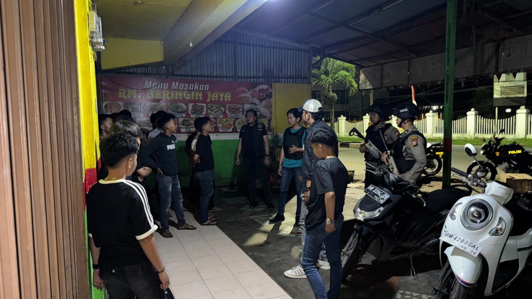 Tim RAGA Patroli Malam di Tembilahan Kota