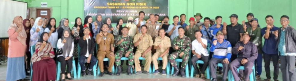 DP2KBP3A Inhil Berikan Penyuluhan Pentingnya BerKB bersama Kodim Inhil