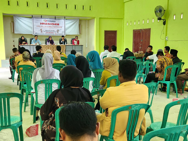 Sosialisasi Pengawasan Pemilu Partisipatif, Musdalifa: Masyarakat Harus Ikut Aktif Mengawasi Pemilu