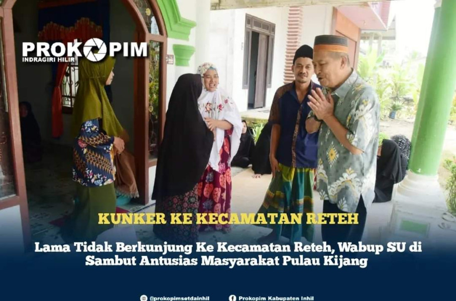 Wabup SU di Sambut Antusias Masyarakat Pulau Kijang.