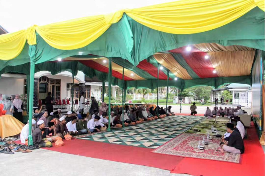 Ramadhan 1445 H Hari ke 21, Pemkab Inhil   Laksanakan Buka Puasa Bersama