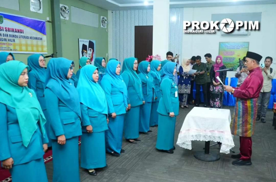 Pj Bupati Herman Launching Aplikasi Srikandi, Sekaligus Kukuhkan Bunda Literasi