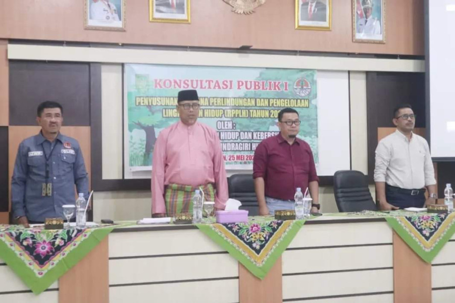 Bupati Inhil Membuka Konsultasi Publik
